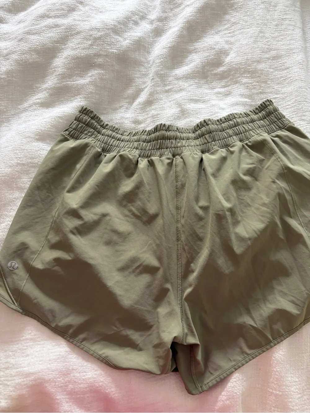 lululemon athletica Olive Green Run Shorts